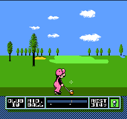 NES Open Tournament Golf Screenshot 1
